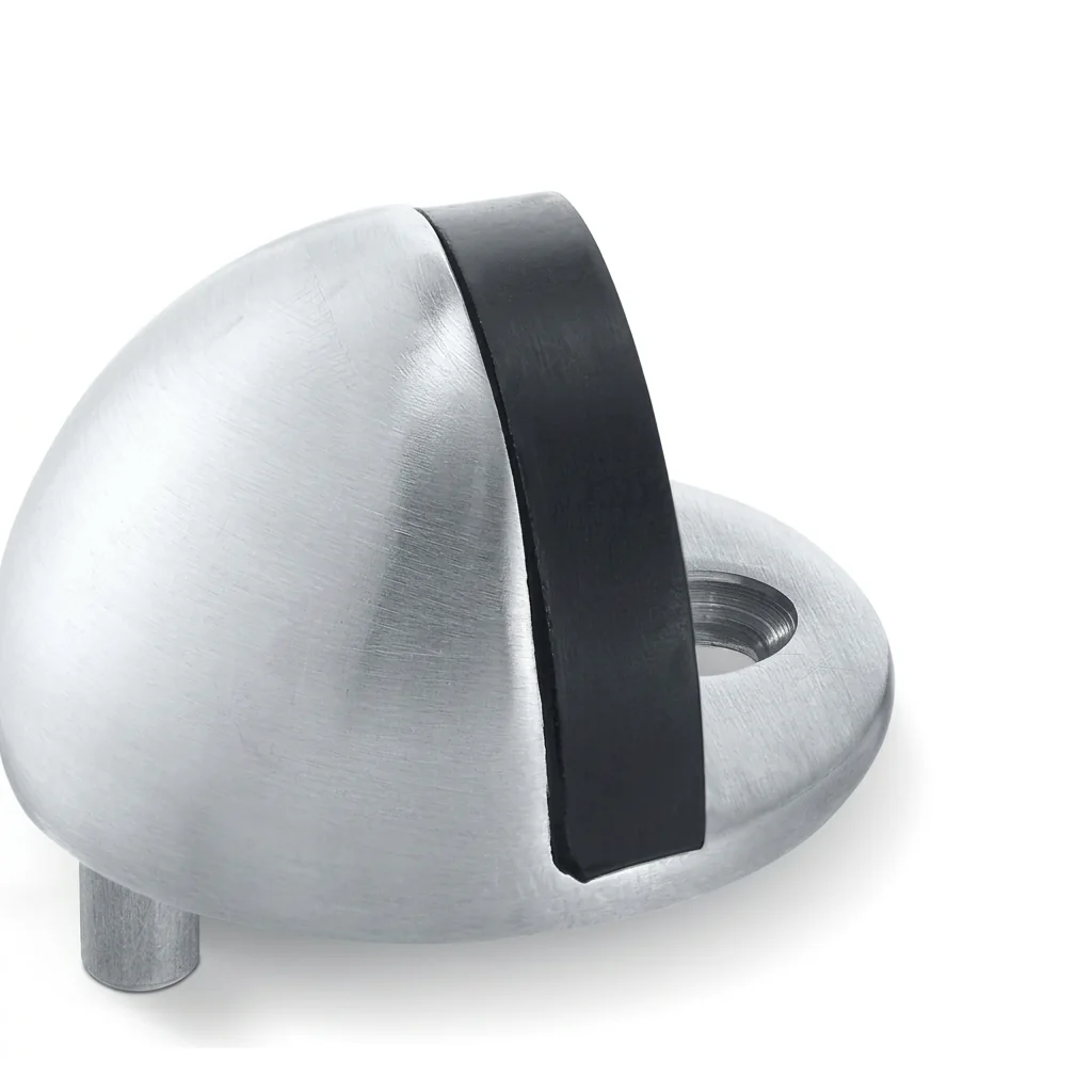 Floor-mounted door stopper