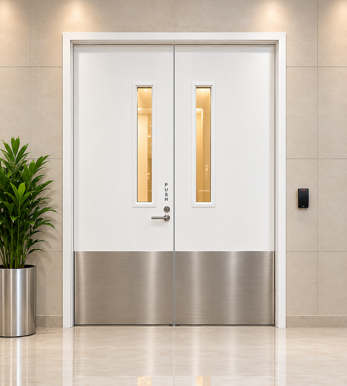 Fire Doors installed by Srigiri International