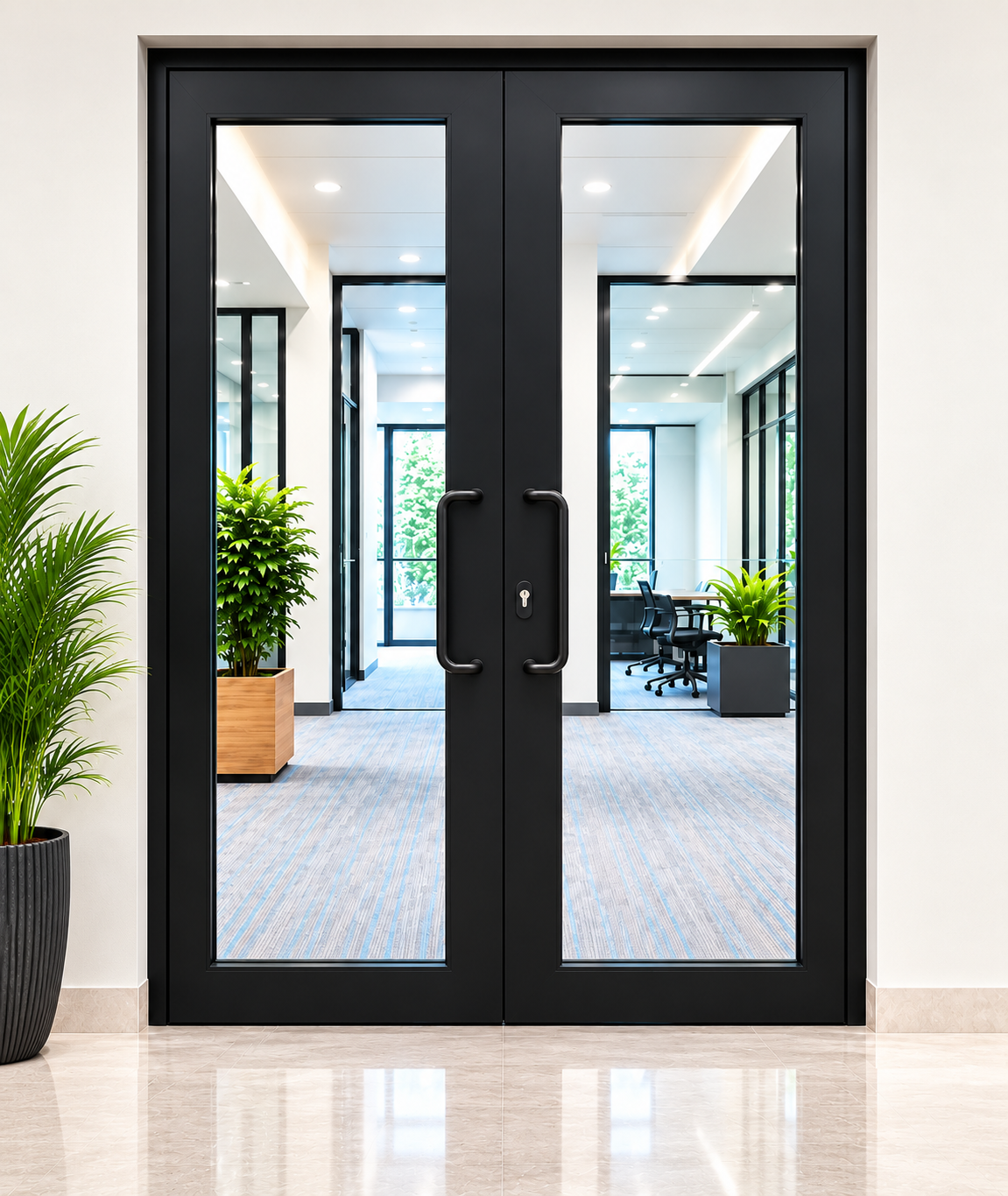 Glazed Doors, view 1
